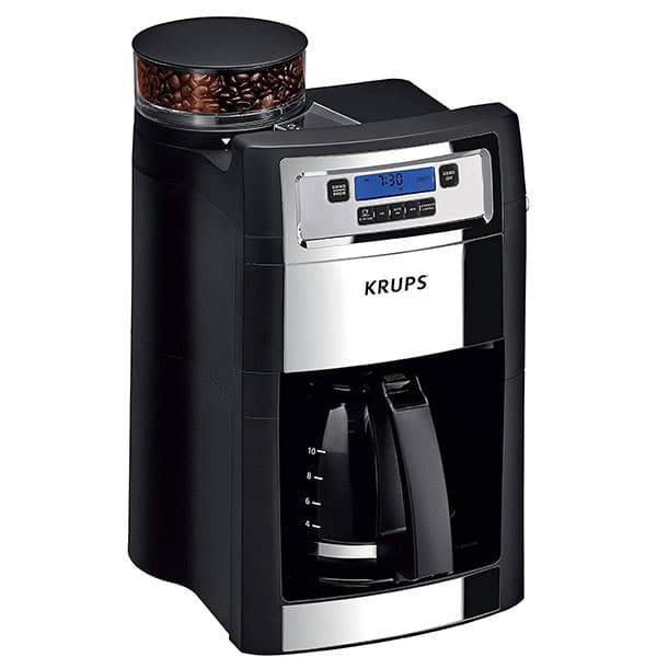 KRUPS KM785D50 Grind and Brew Auto-Start Maker with Builtin Burr Coffee Grinder